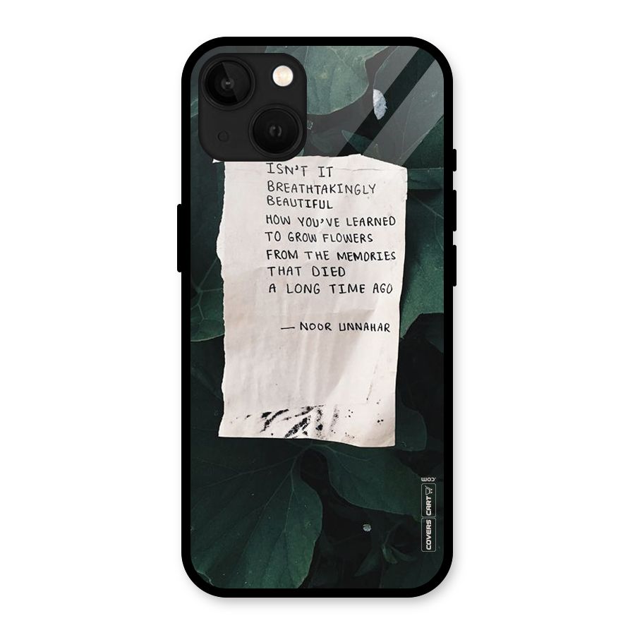 Memories Glass Back Case for iPhone 13