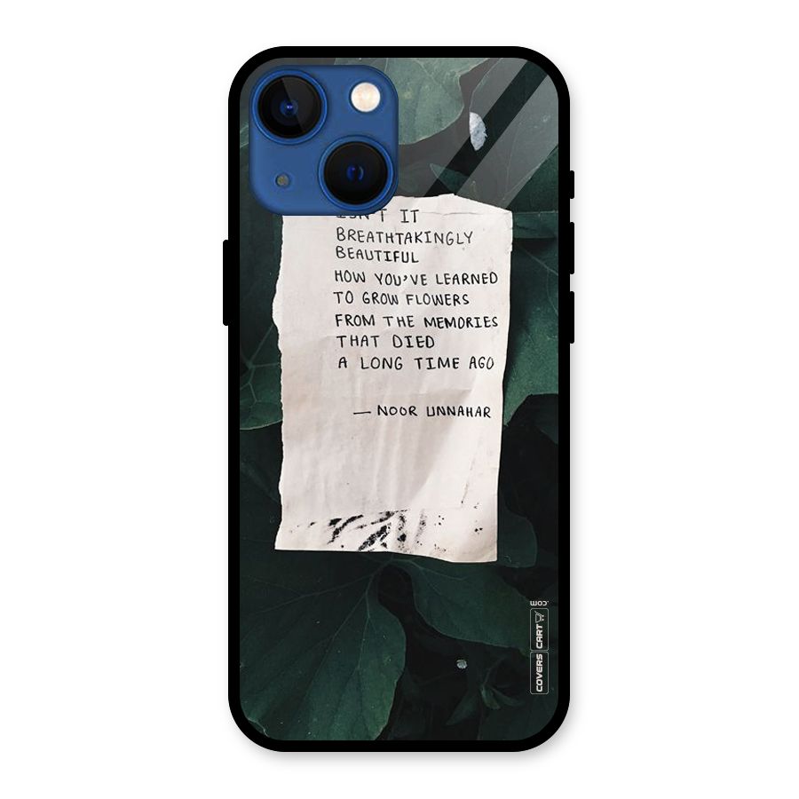 Memories Glass Back Case for iPhone 13 Mini