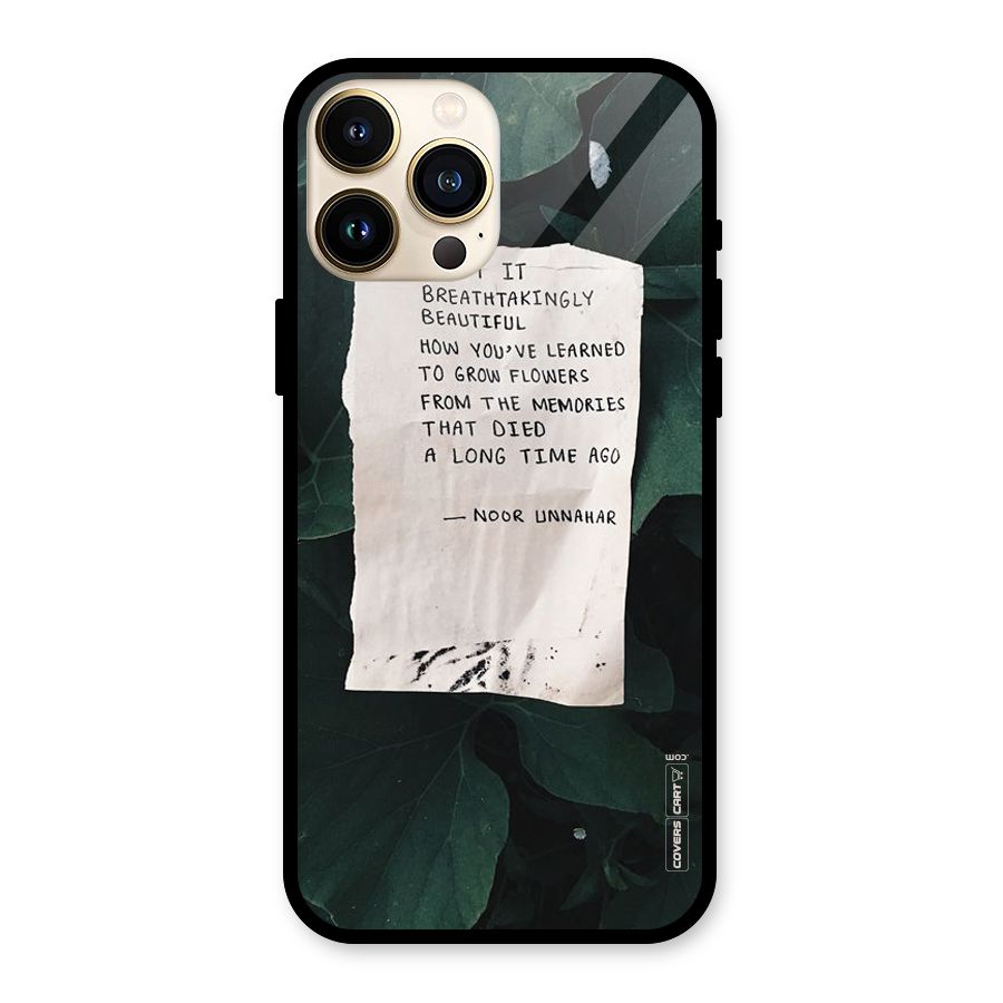 Memories Glass Back Case for iPhone 13 Pro Max