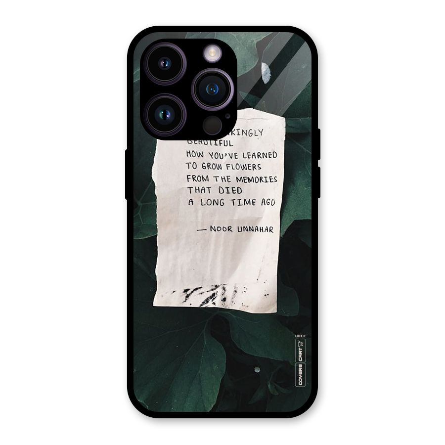 Memories Glass Back Case for iPhone 14 Pro