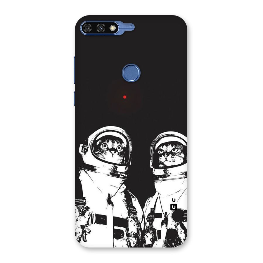 Meow Moon Back Case for Honor 7C
