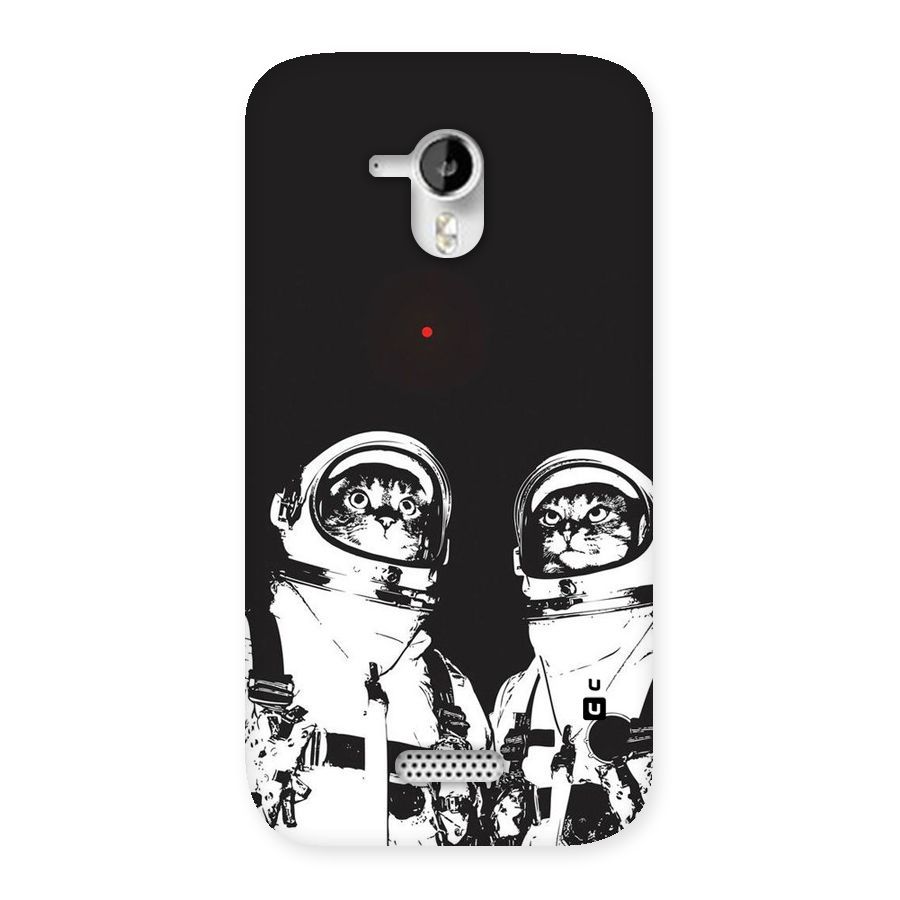 Meow Moon Back Case for Micromax Canvas HD A116