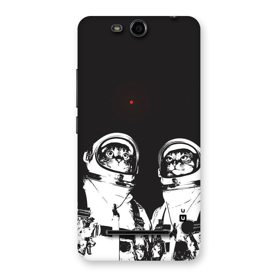 Meow Moon Back Case for Micromax Canvas Juice 3 Q392