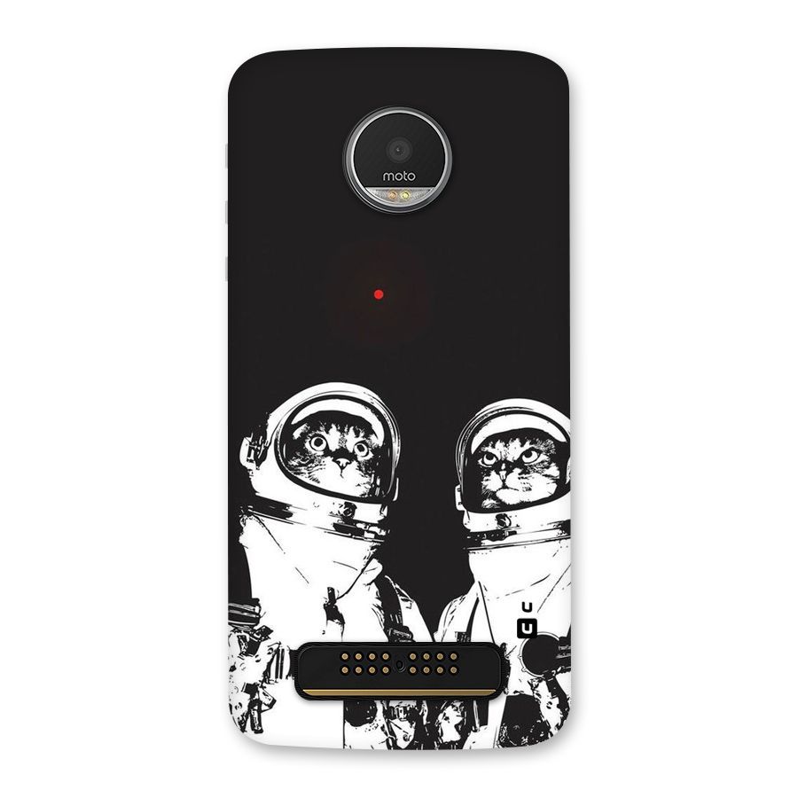 Meow Moon Back Case for Moto Z Play
