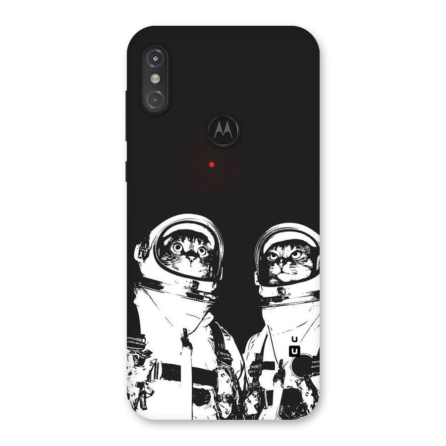 Meow Moon Back Case for Motorola One Power