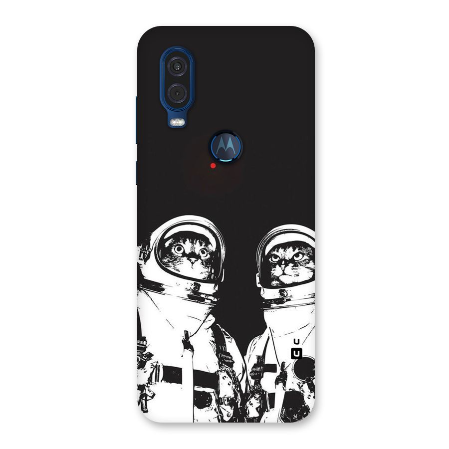 Meow Moon Back Case for Motorola One Vision