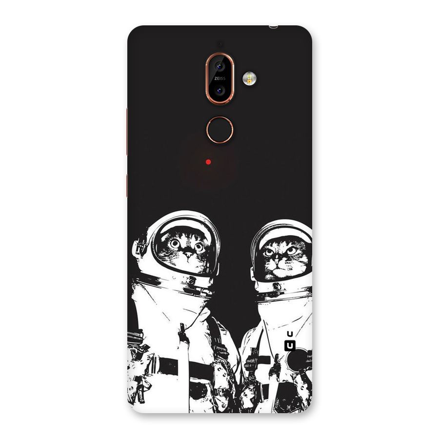Meow Moon Back Case for Nokia 7 Plus
