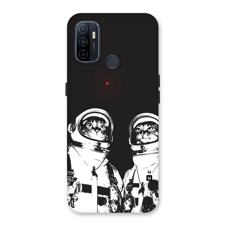 Meow Moon Back Case for Oppo A32