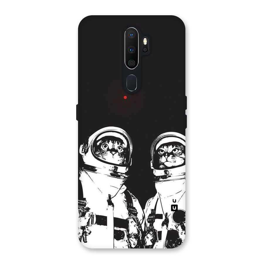 Meow Moon Back Case for Oppo A5 (2020)