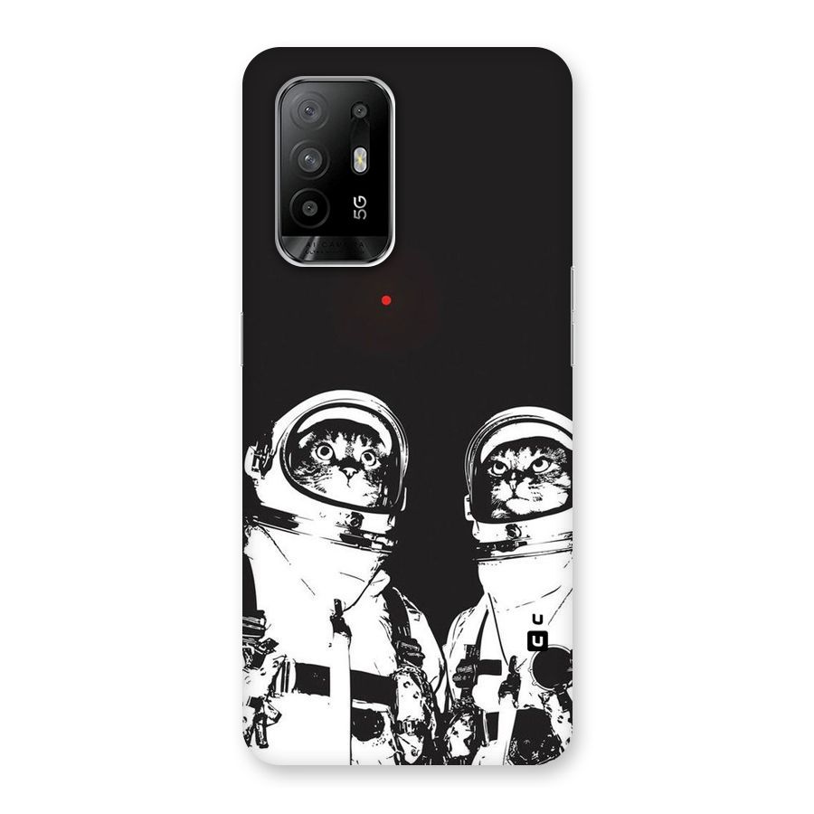 Meow Moon Back Case for Oppo F19 Pro Plus 5G