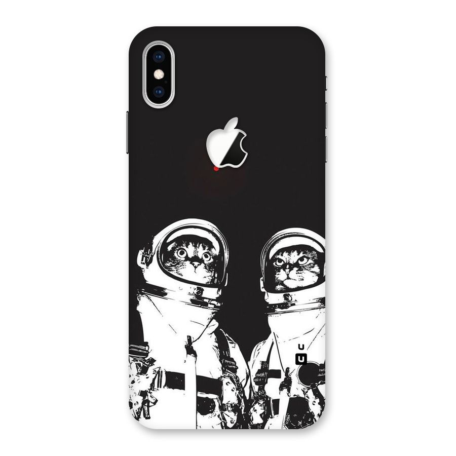 Meow Moon Back Case for iPhone XS Max Apple Cut
