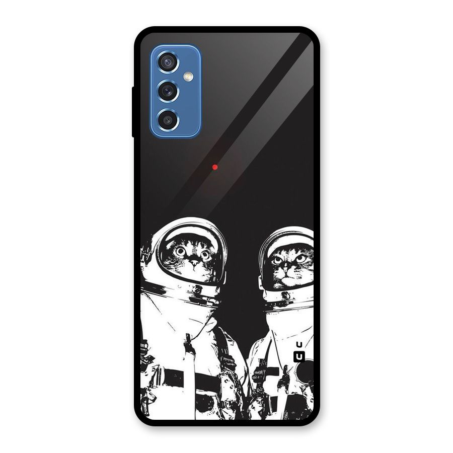 Meow Moon Glass Back Case for Galaxy M52 5G