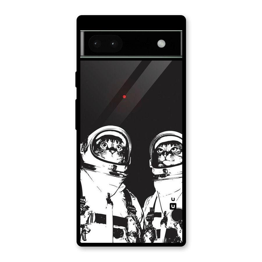 Meow Moon Glass Back Case for Google Pixel 6a
