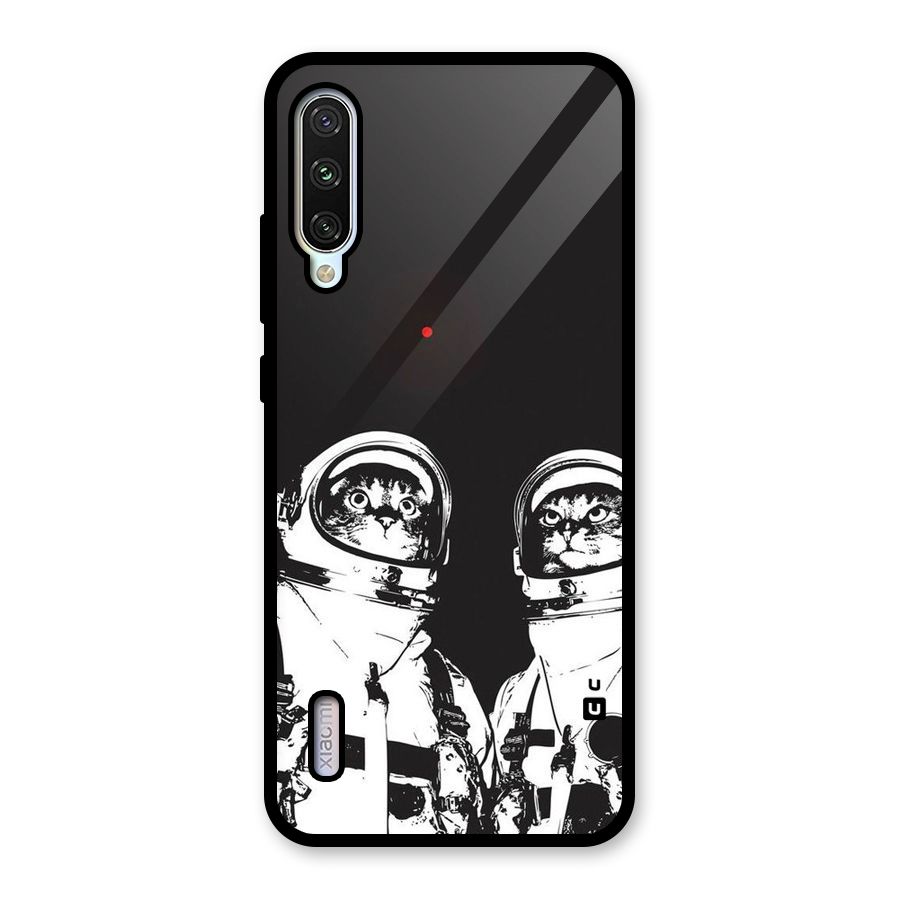 Meow Moon Glass Back Case for Mi A3