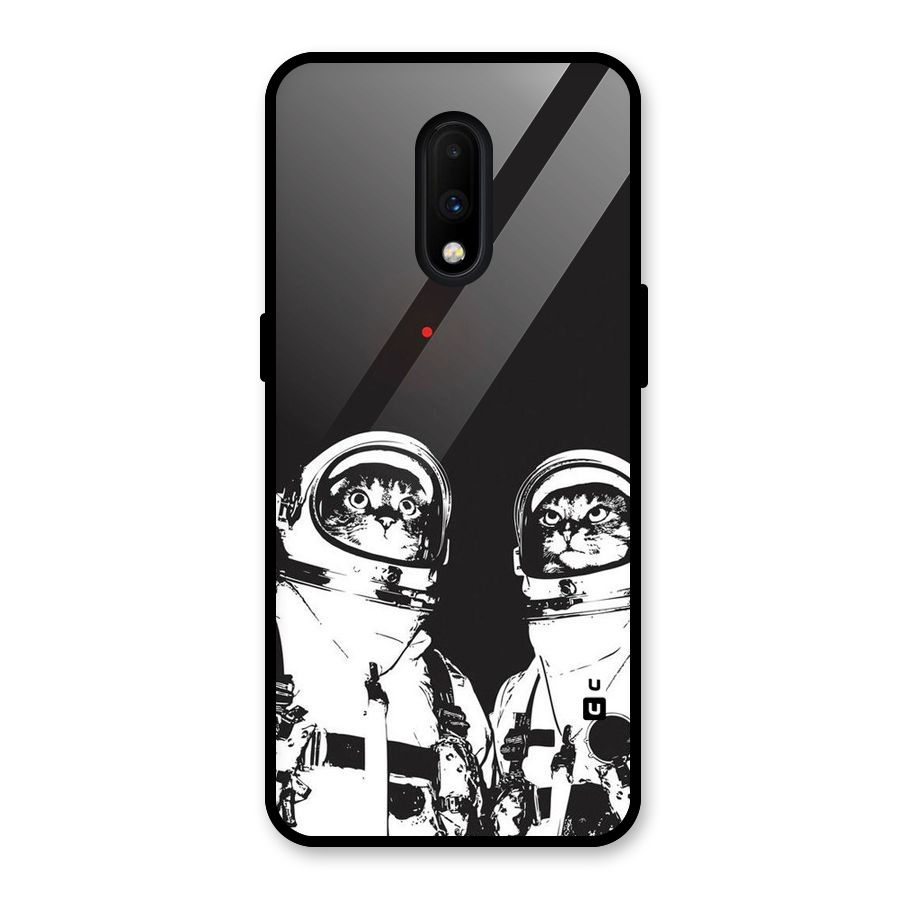 Meow Moon Glass Back Case for OnePlus 7