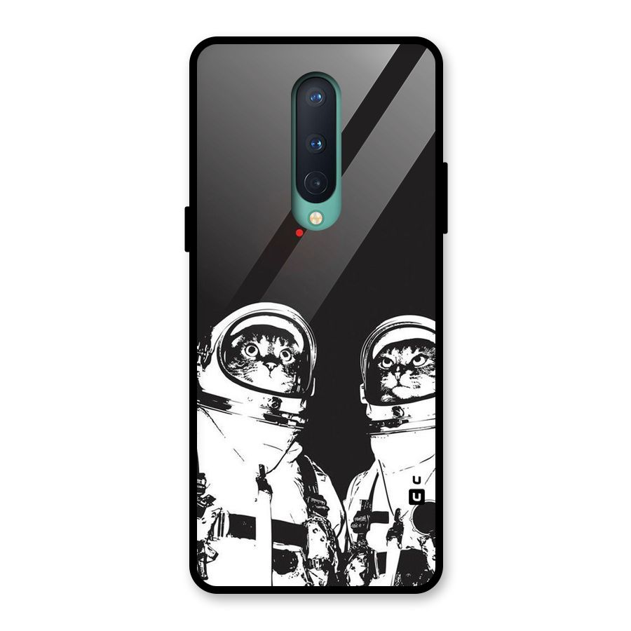Meow Moon Glass Back Case for OnePlus 8