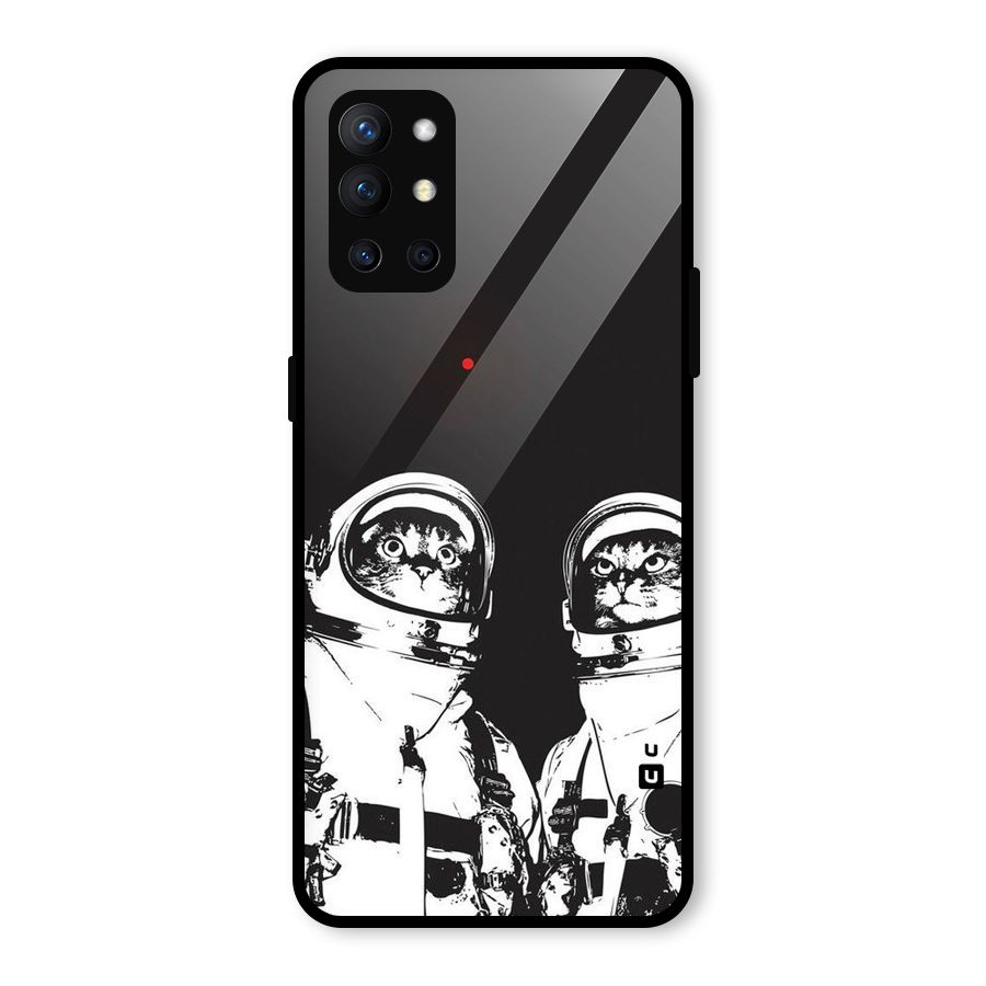 Meow Moon Glass Back Case for OnePlus 9R