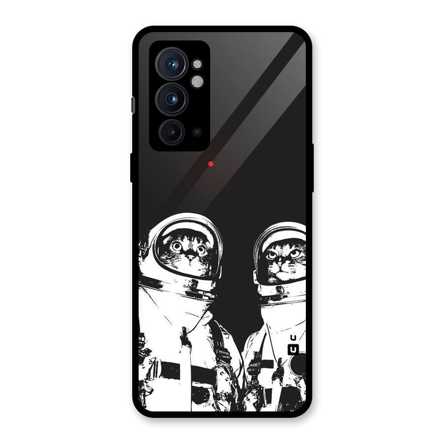 Meow Moon Glass Back Case for OnePlus 9RT 5G