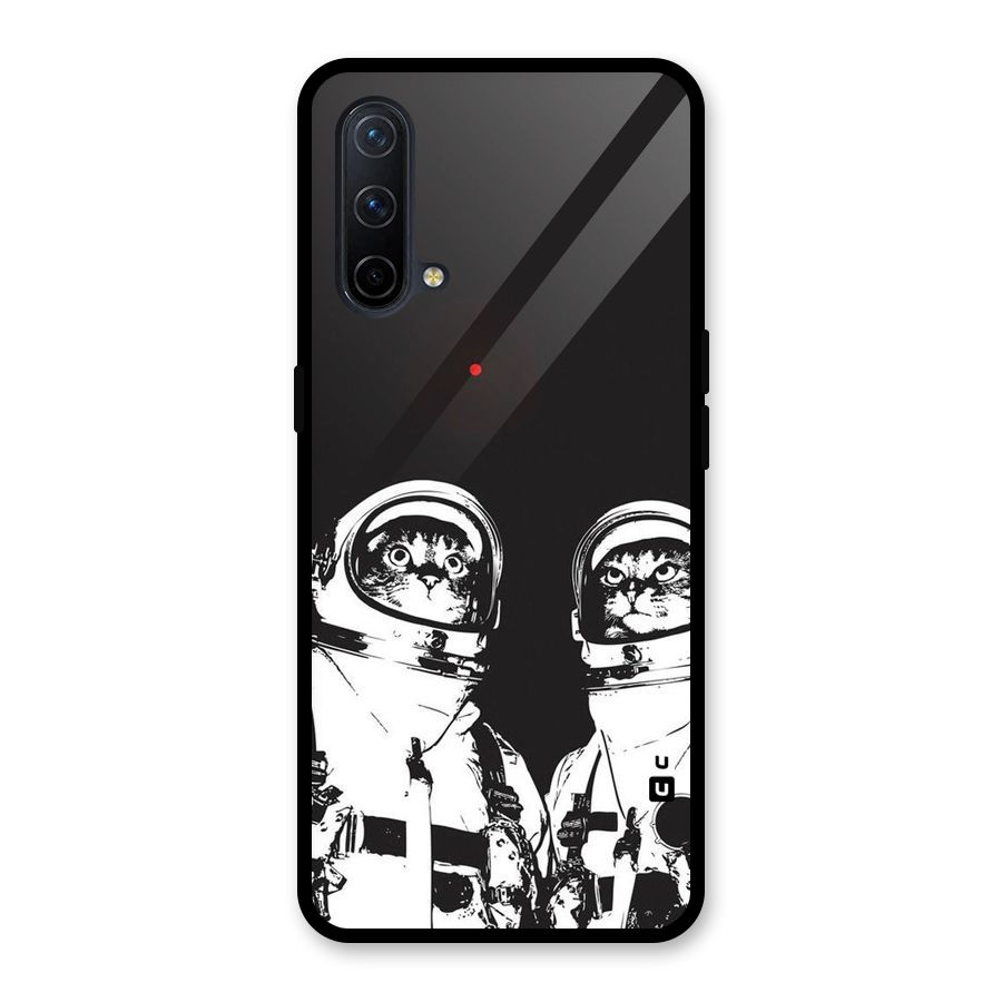 Meow Moon Glass Back Case for OnePlus Nord CE 5G