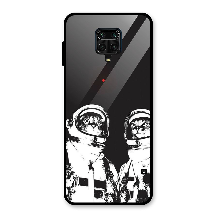 Meow Moon Glass Back Case for Poco M2 Pro