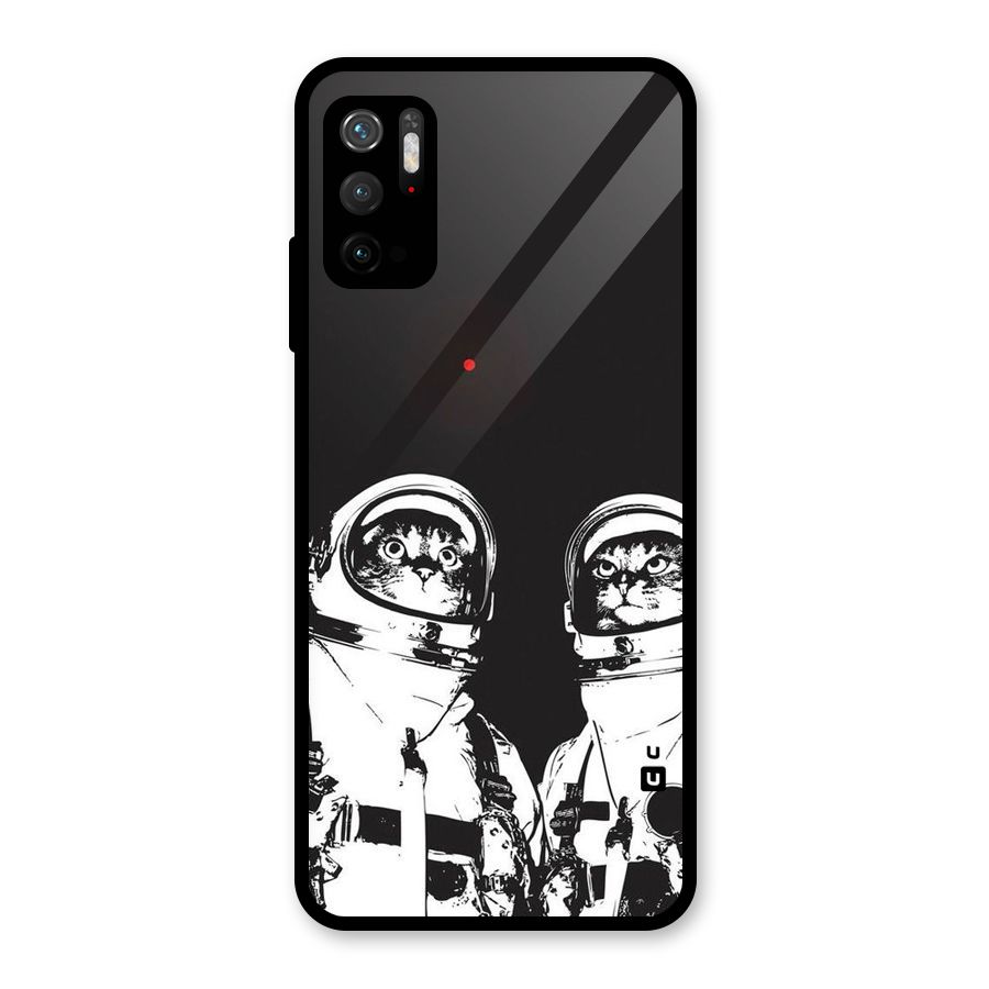 Meow Moon Glass Back Case for Poco M3 Pro 5G