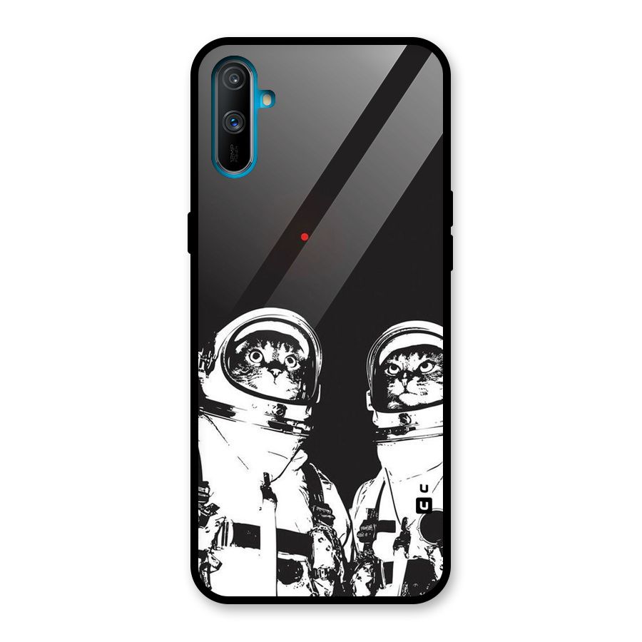 Meow Moon Glass Back Case for Realme C3