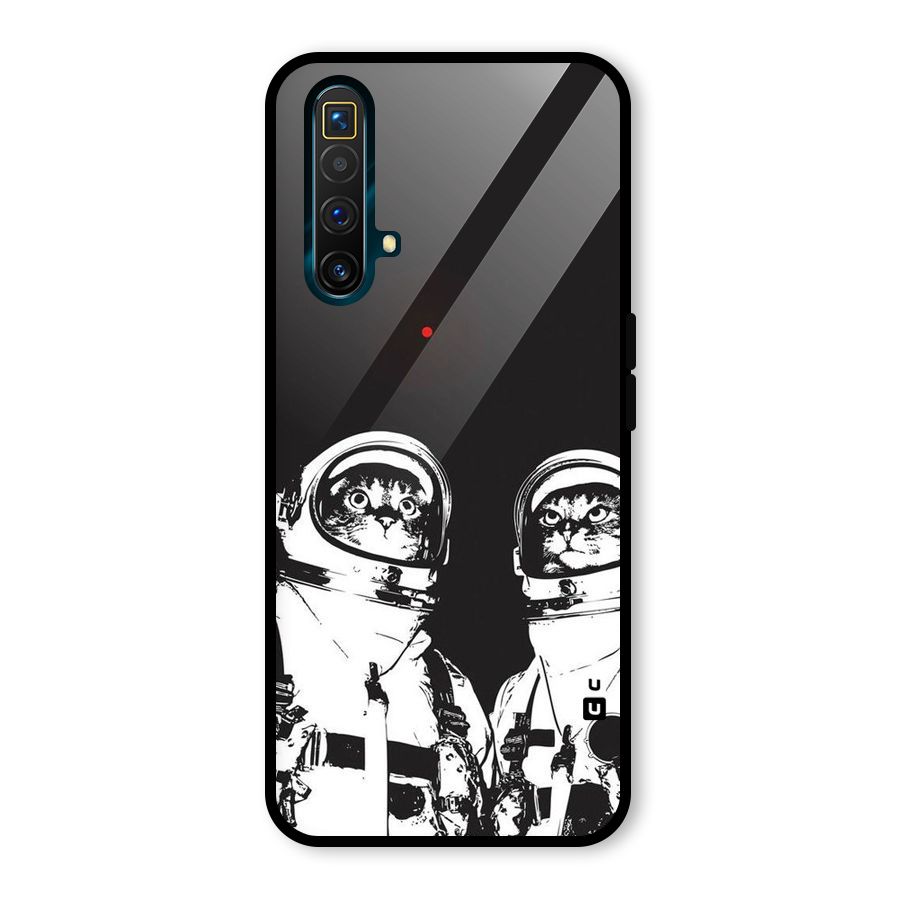 Meow Moon Glass Back Case for Realme X3