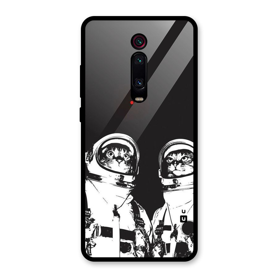 Meow Moon Glass Back Case for Redmi K20