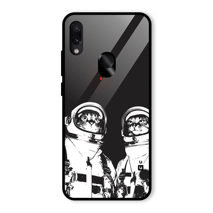 Meow Moon Glass Back Case for Redmi Note 7 Pro