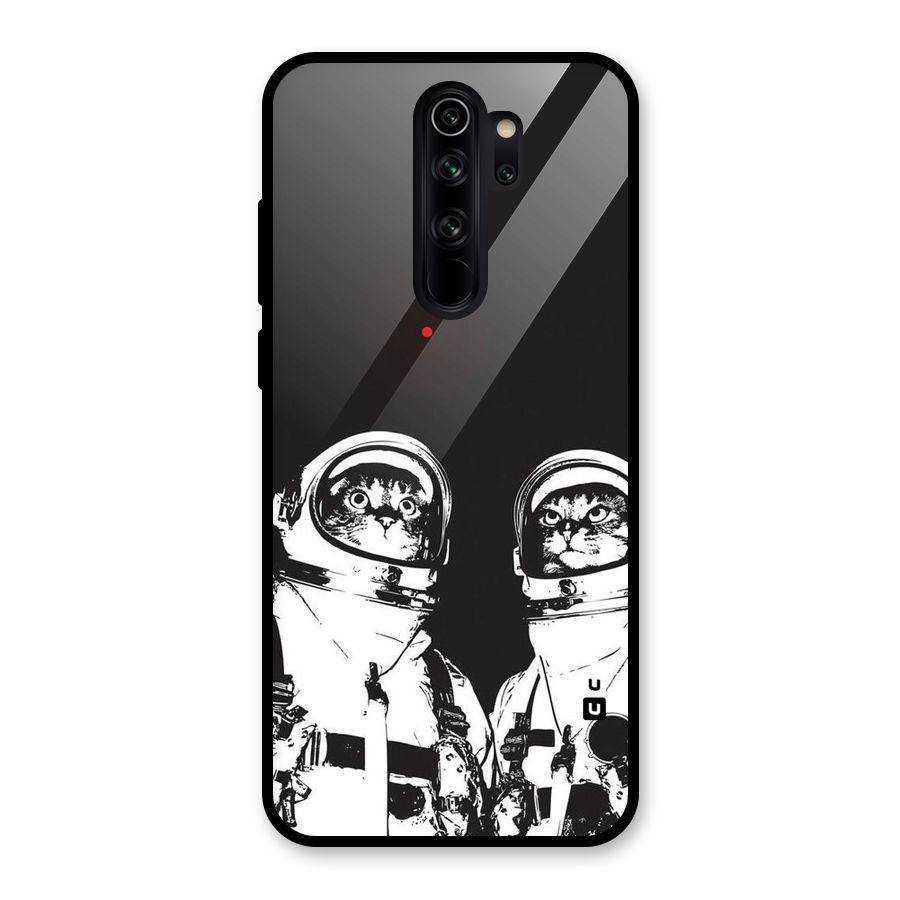Meow Moon Glass Back Case for Redmi Note 8 Pro
