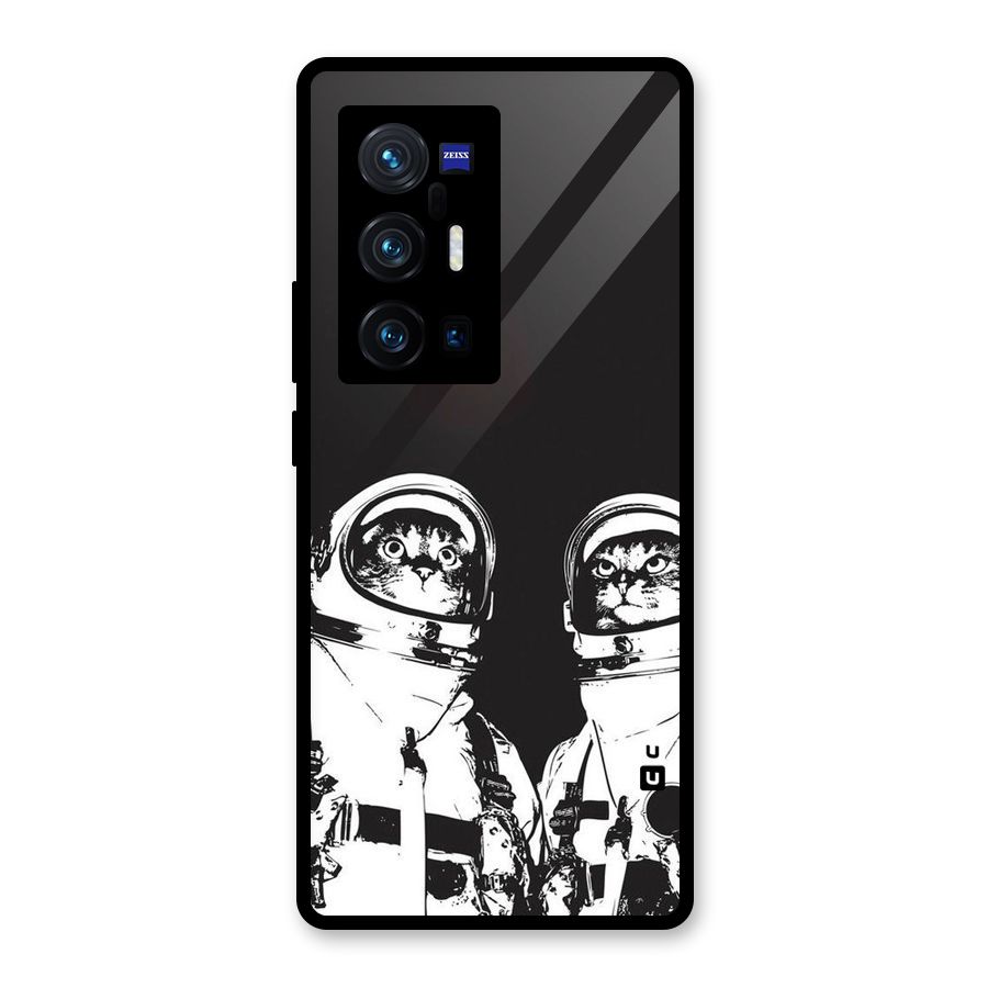 Meow Moon Glass Back Case for Vivo X70 Pro Plus