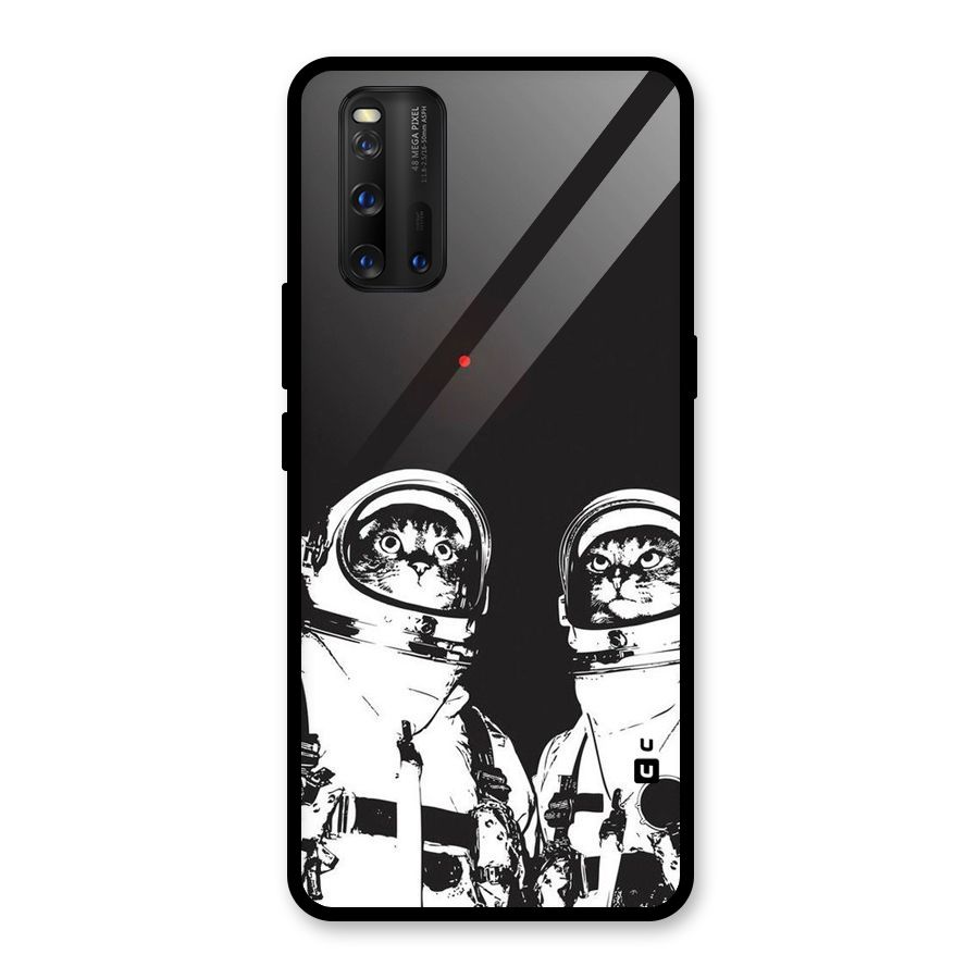 Meow Moon Glass Back Case for Vivo iQOO 3