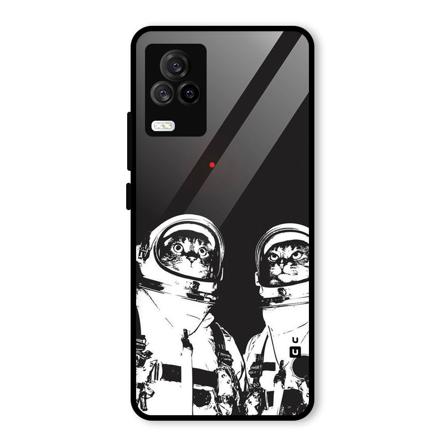 Meow Moon Glass Back Case for Vivo iQOO 7 Legend 5G