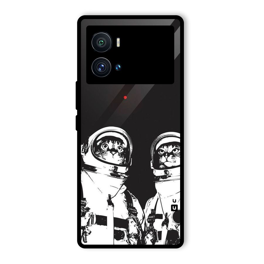 Meow Moon Glass Back Case for Vivo iQOO 9 Pro