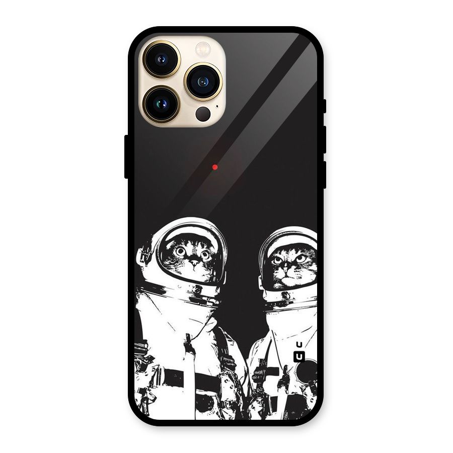 Meow Moon Glass Back Case for iPhone 13 Pro Max