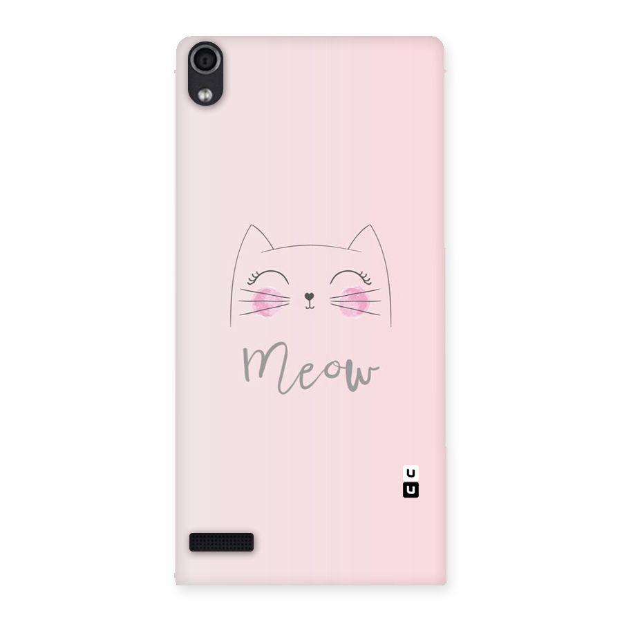 Meow Pink Back Case for Ascend P6