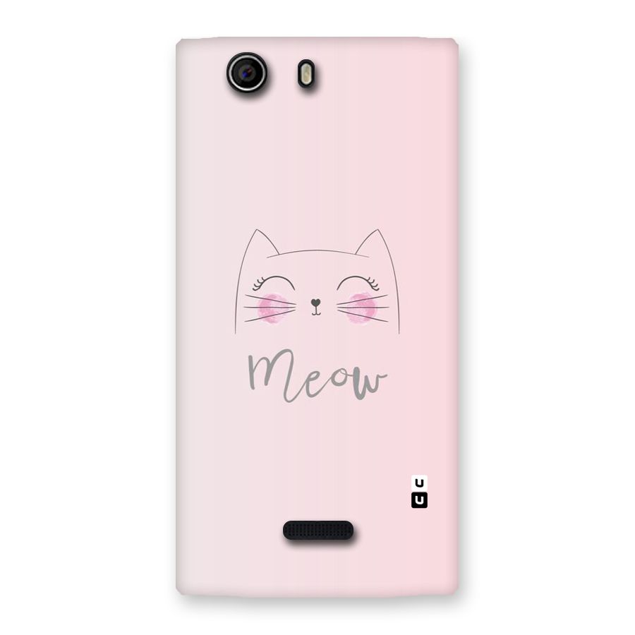 Meow Pink Back Case for Canvas Nitro 2 E311