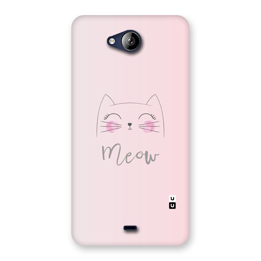 Meow Pink Back Case for Canvas Play Q355