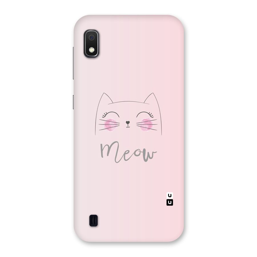 Meow Pink Back Case for Galaxy A10