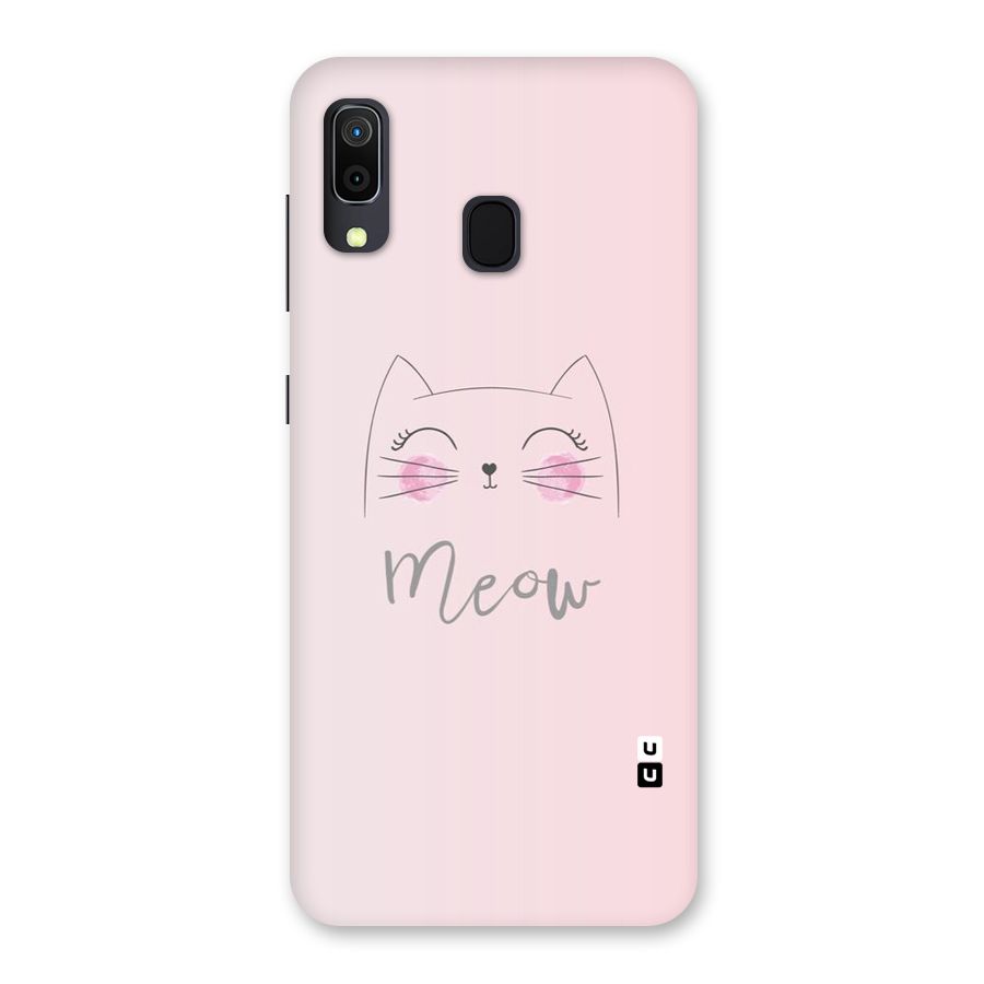 Meow Pink Back Case for Galaxy A30