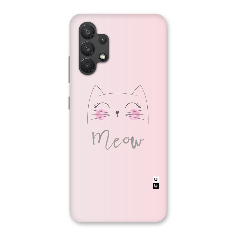 Meow Pink Back Case for Galaxy A32