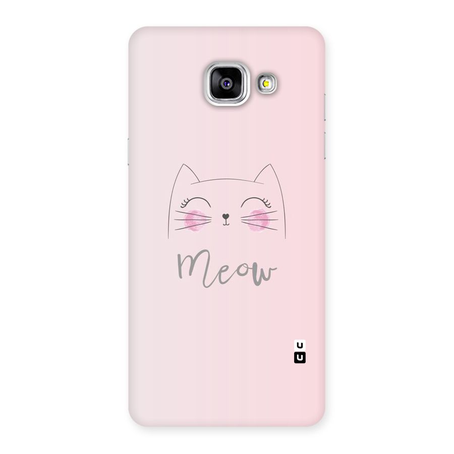 Meow Pink Back Case for Galaxy A5 2016