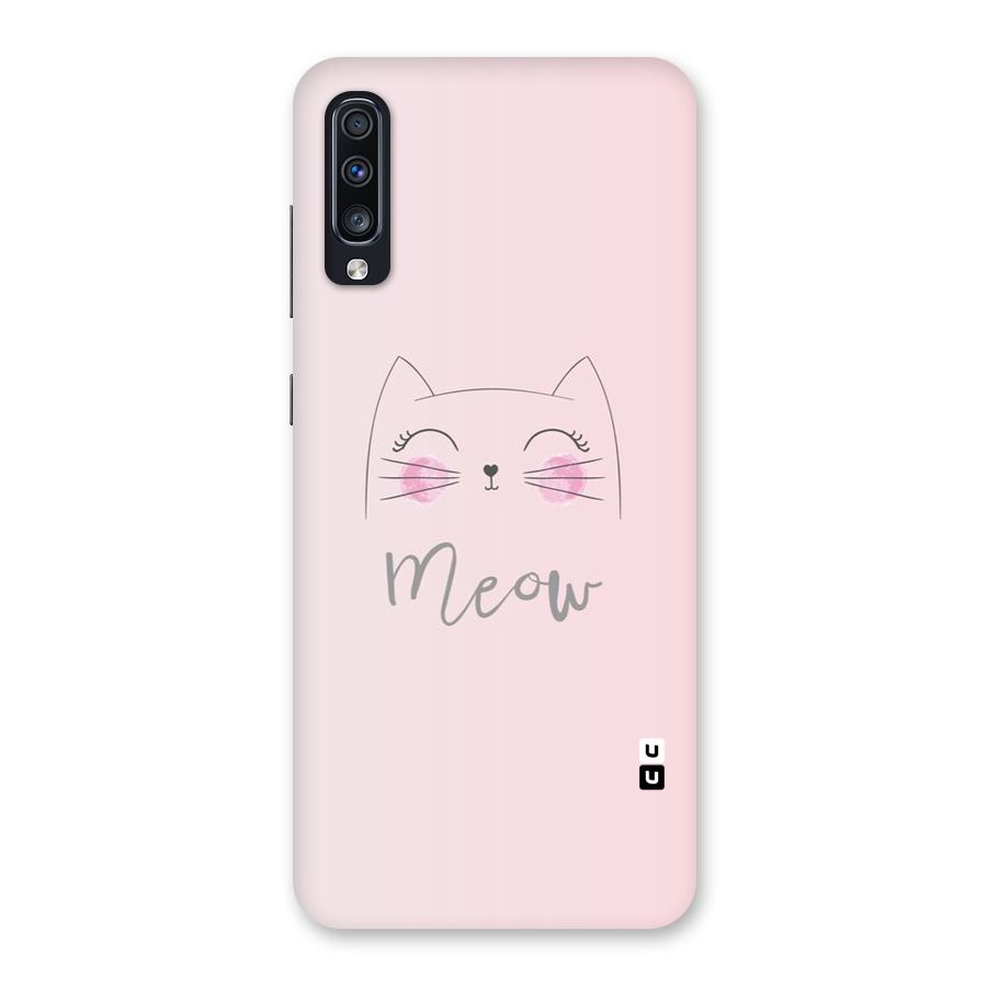 Meow Pink Back Case for Galaxy A70