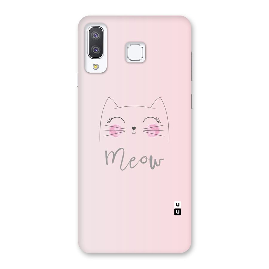 Meow Pink Back Case for Galaxy A8 Star