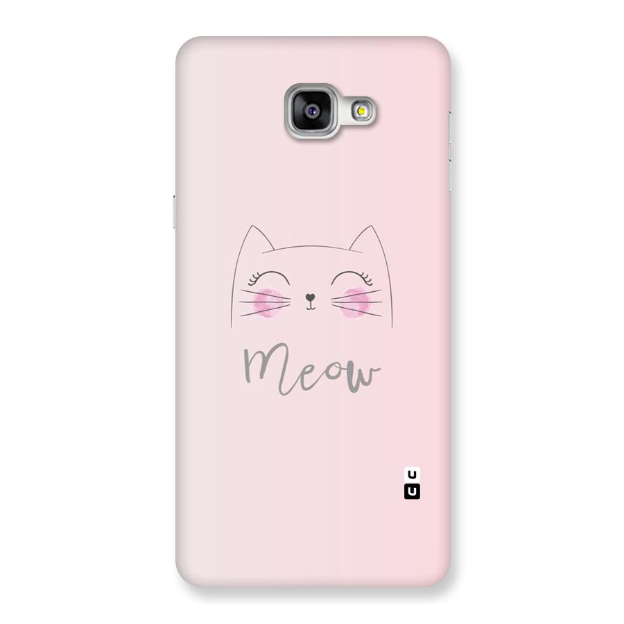 Meow Pink Back Case for Galaxy A9