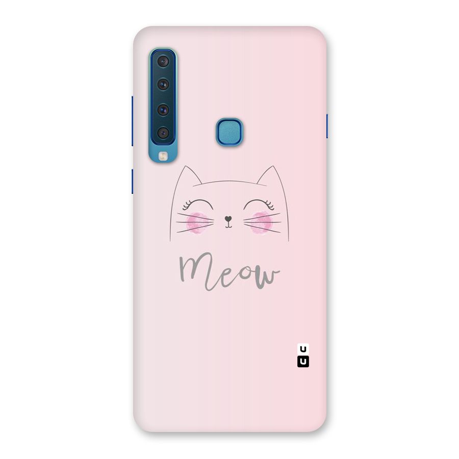 Meow Pink Back Case for Galaxy A9 (2018)