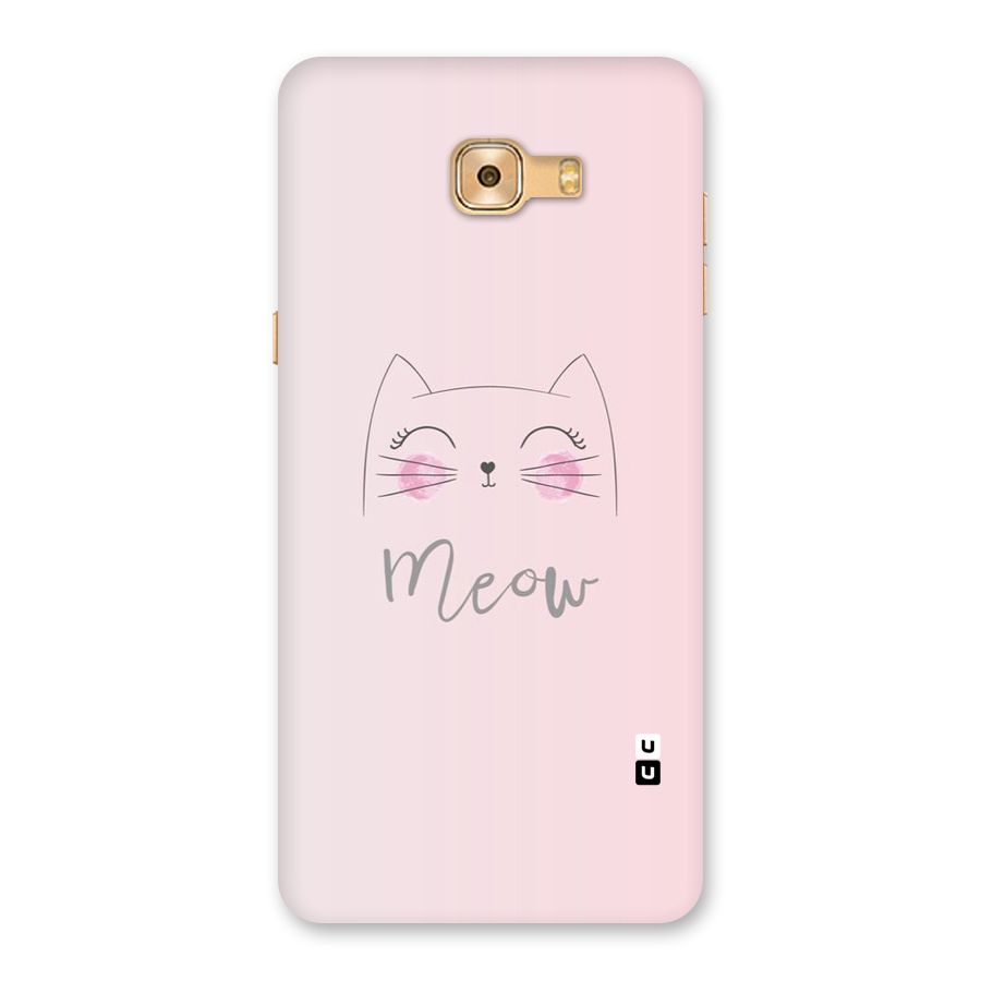 Meow Pink Back Case for Galaxy C9 Pro