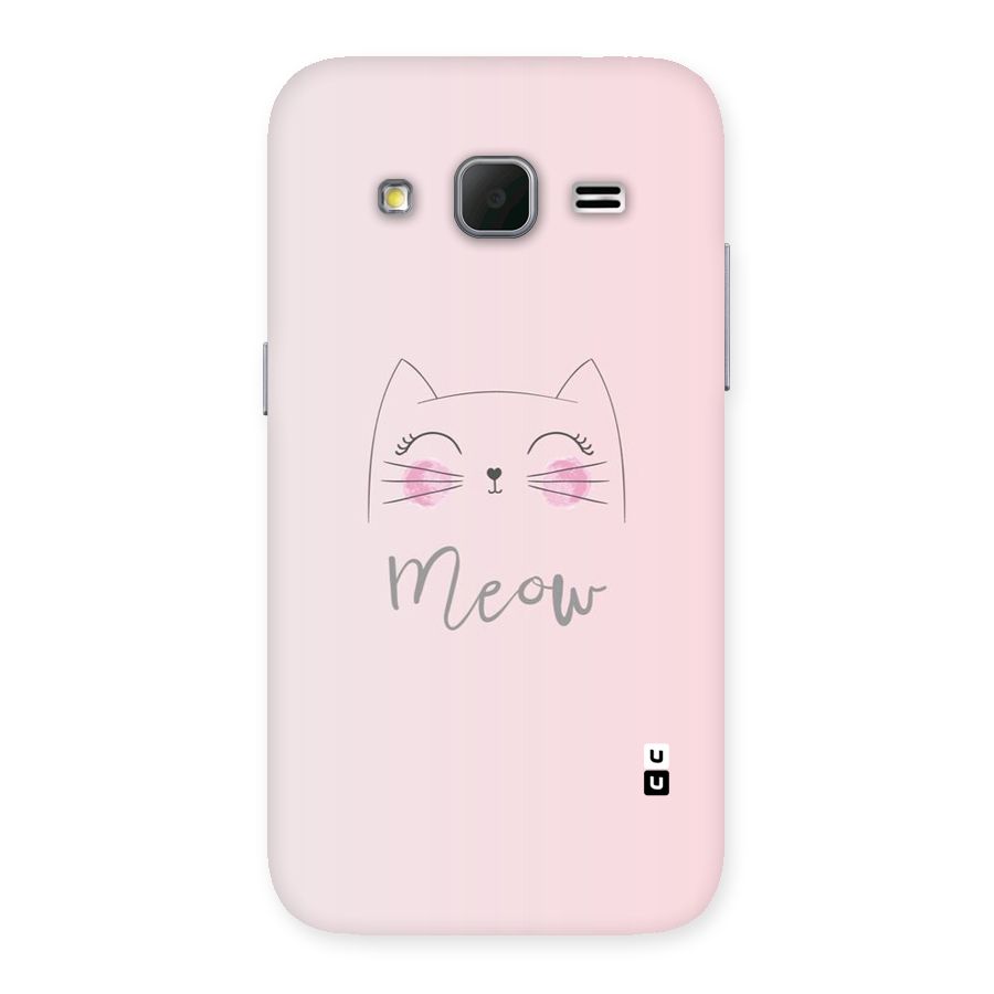 Meow Pink Back Case for Galaxy Core Prime