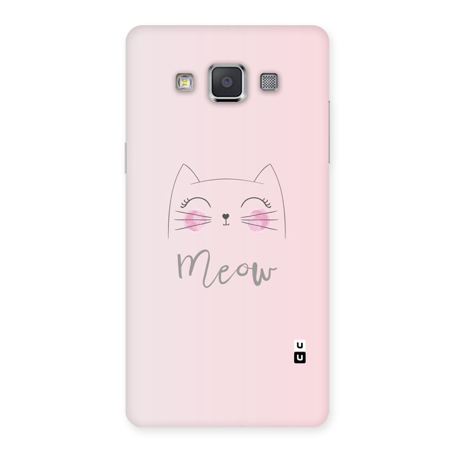 Meow Pink Back Case for Galaxy Grand Max