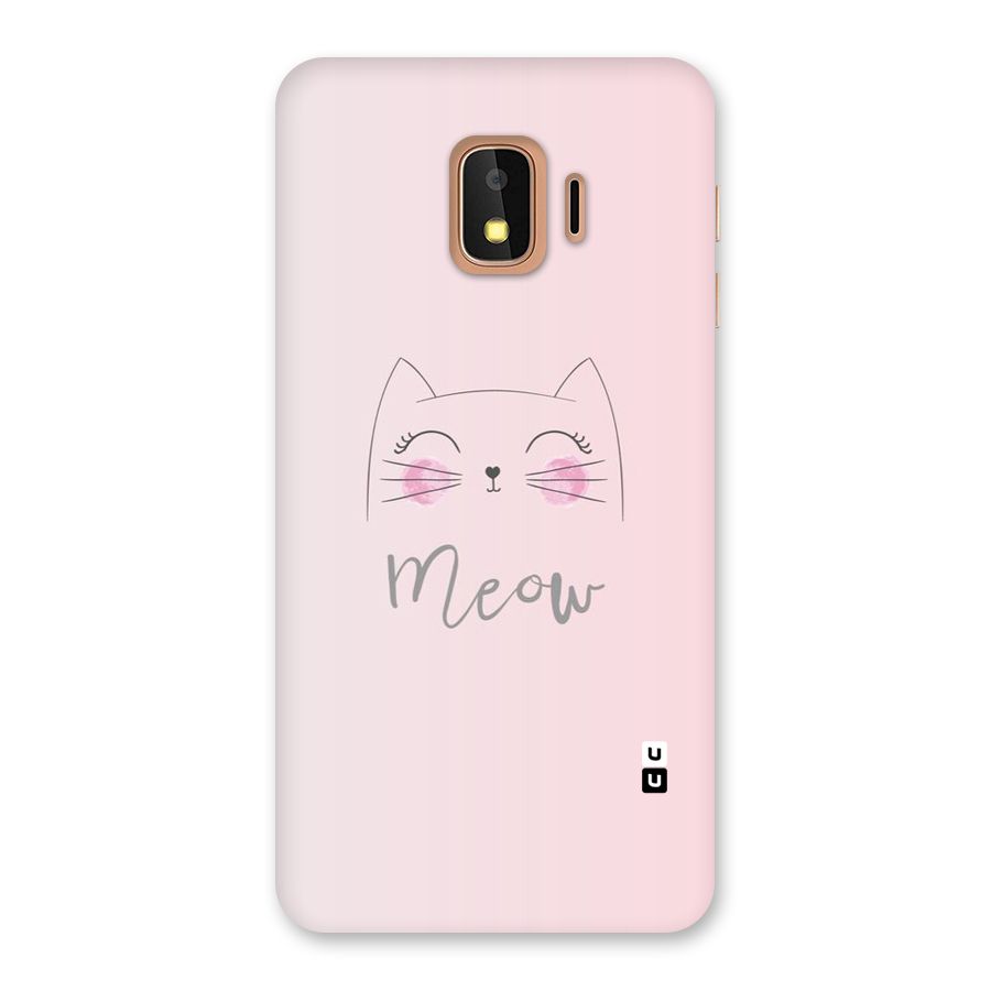 Meow Pink Back Case for Galaxy J2 Core